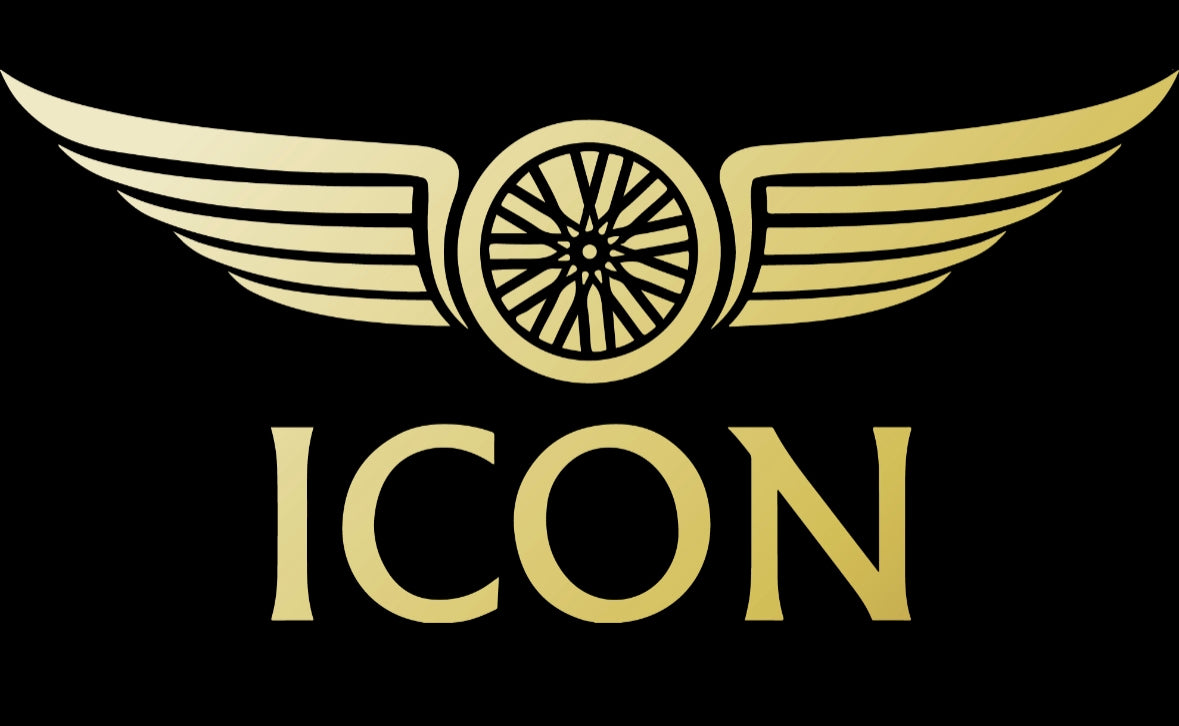 ICON heren horloge - Echte leren band - Waterdicht - 44mm - Zwart/Zilver